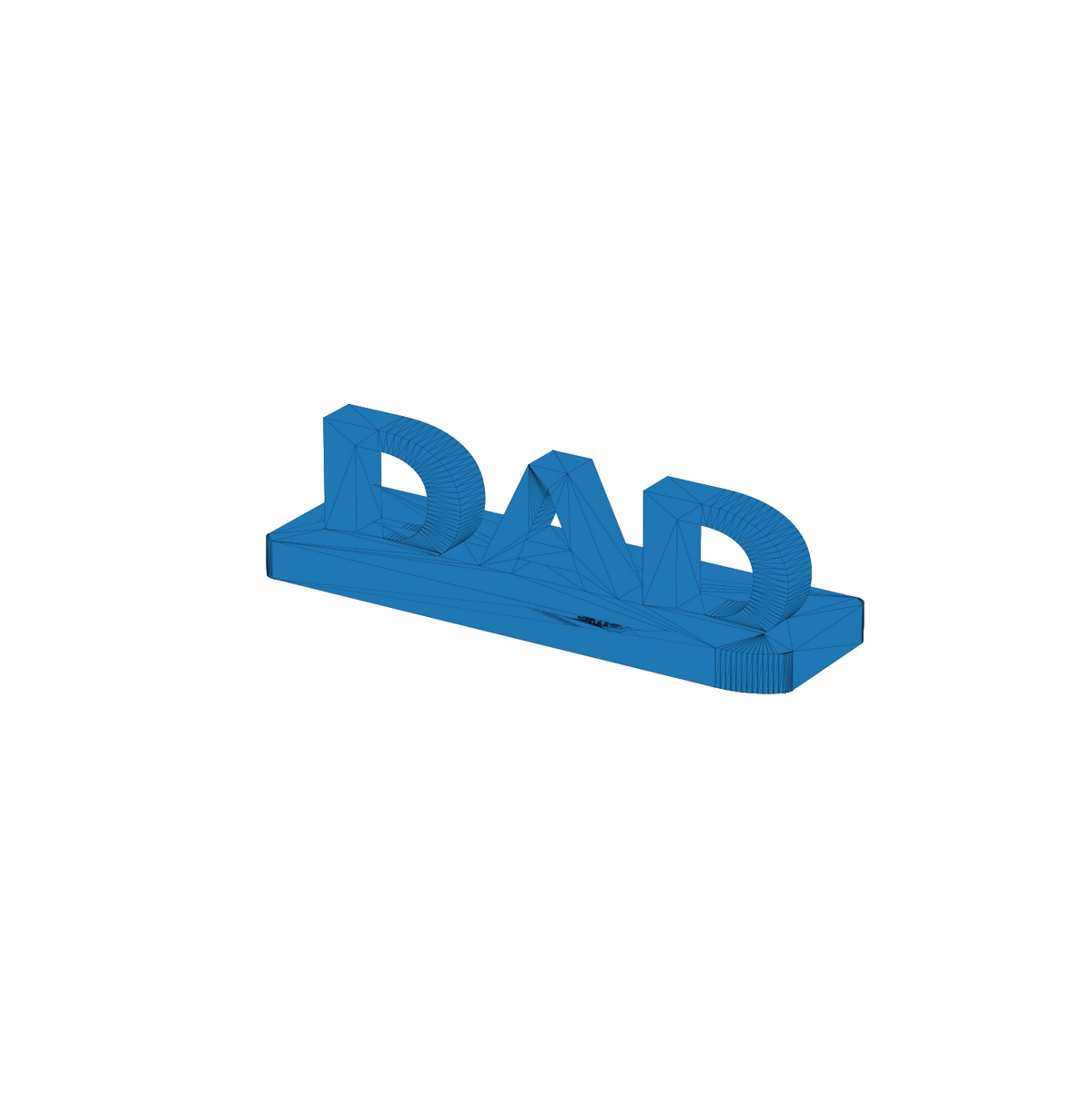 DAD 3D printed shelf sitter by Cyber Titan